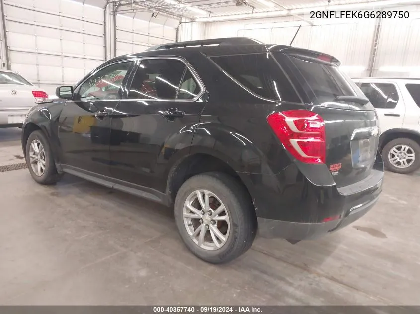 2GNFLFEK6G6289750 2016 Chevrolet Equinox Lt