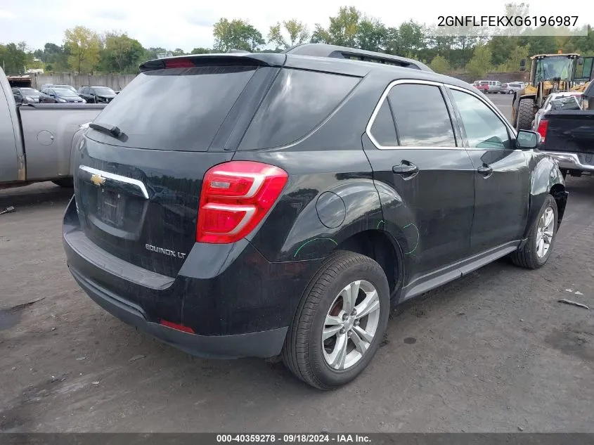 2GNFLFEKXG6196987 2016 Chevrolet Equinox Lt