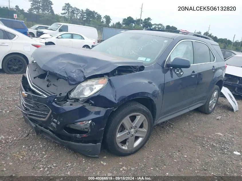 2016 Chevrolet Equinox Lt VIN: 2GNALCEK5G6132820 Lot: 40366519