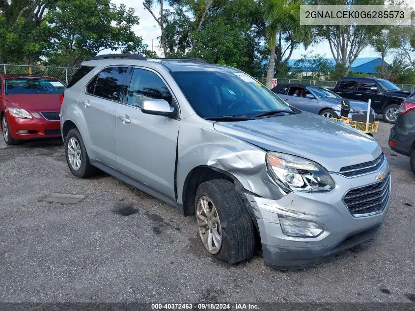 2016 Chevrolet Equinox Lt VIN: 2GNALCEK0G6285573 Lot: 40372463