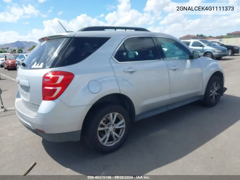 2GNALCEK4G1111373 2016 Chevrolet Equinox Lt