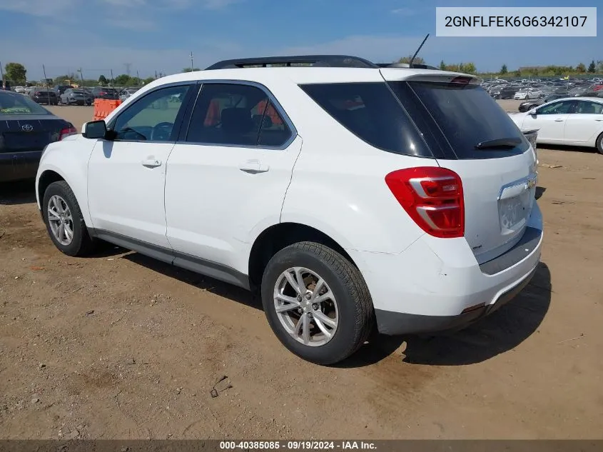 2GNFLFEK6G6342107 2016 Chevrolet Equinox Lt