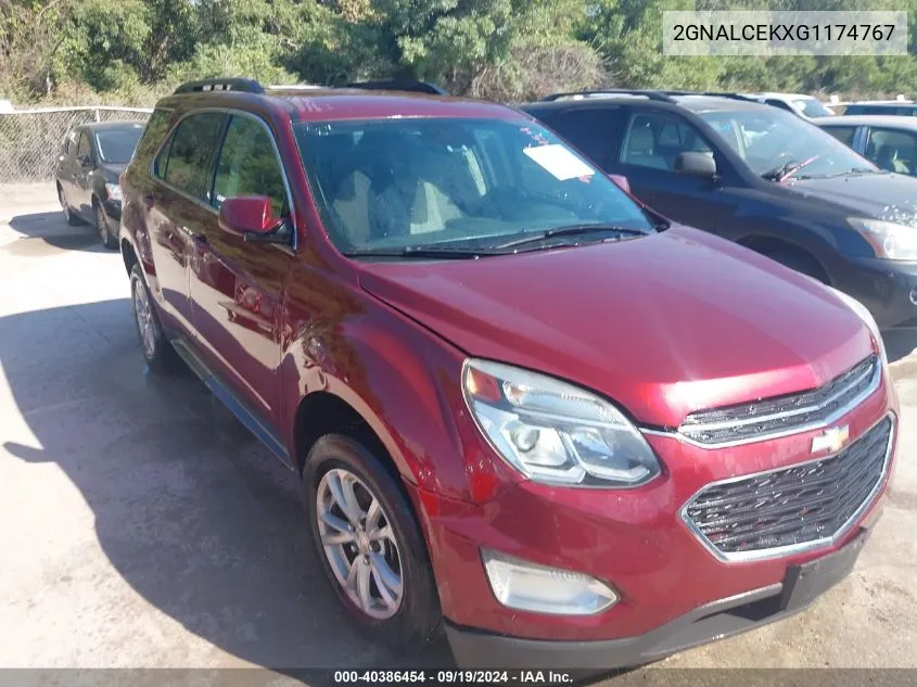 2GNALCEKXG1174767 2016 Chevrolet Equinox Lt