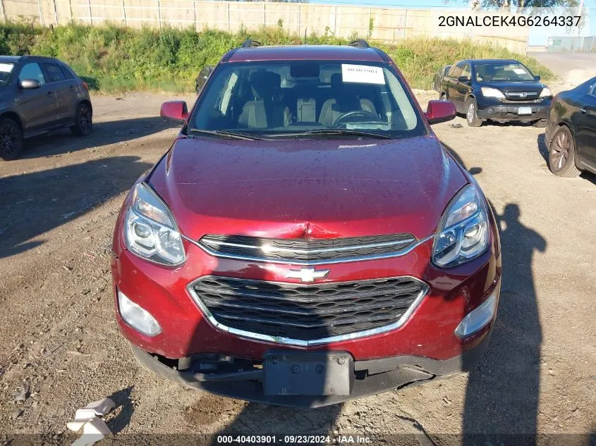 2GNALCEK4G6264337 2016 Chevrolet Equinox Lt