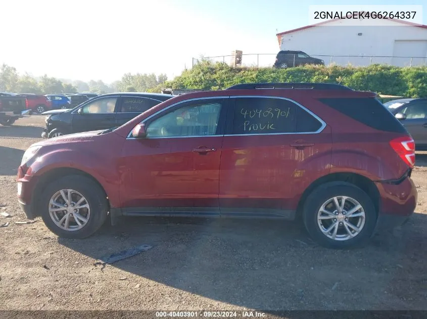 2GNALCEK4G6264337 2016 Chevrolet Equinox Lt