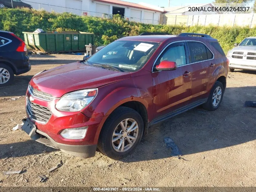 2GNALCEK4G6264337 2016 Chevrolet Equinox Lt