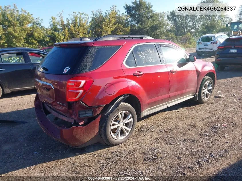 2GNALCEK4G6264337 2016 Chevrolet Equinox Lt