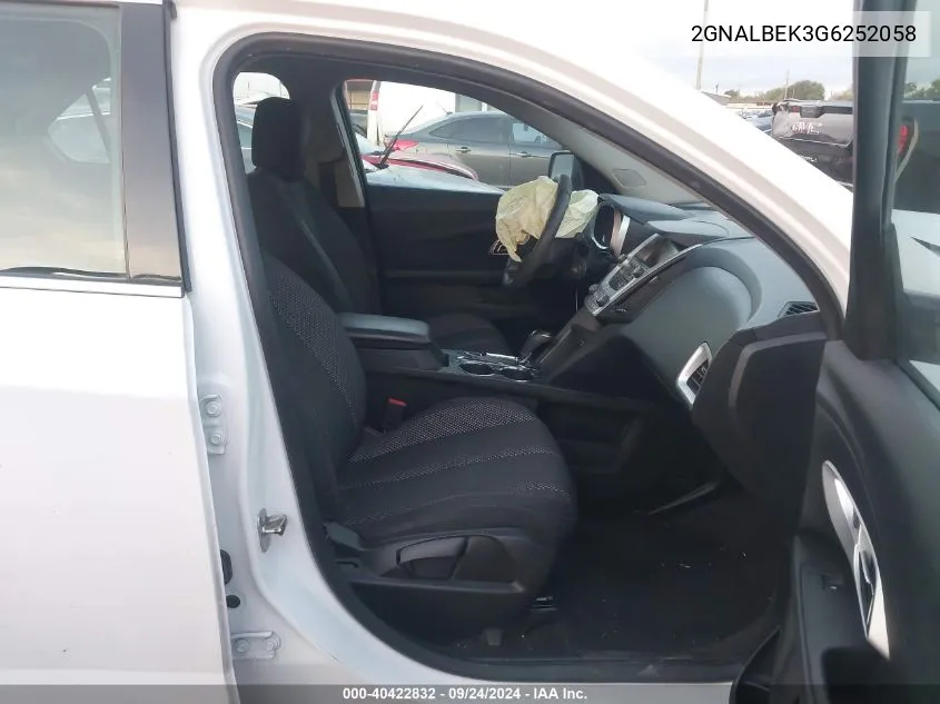 2GNALBEK3G6252058 2016 Chevrolet Equinox Ls