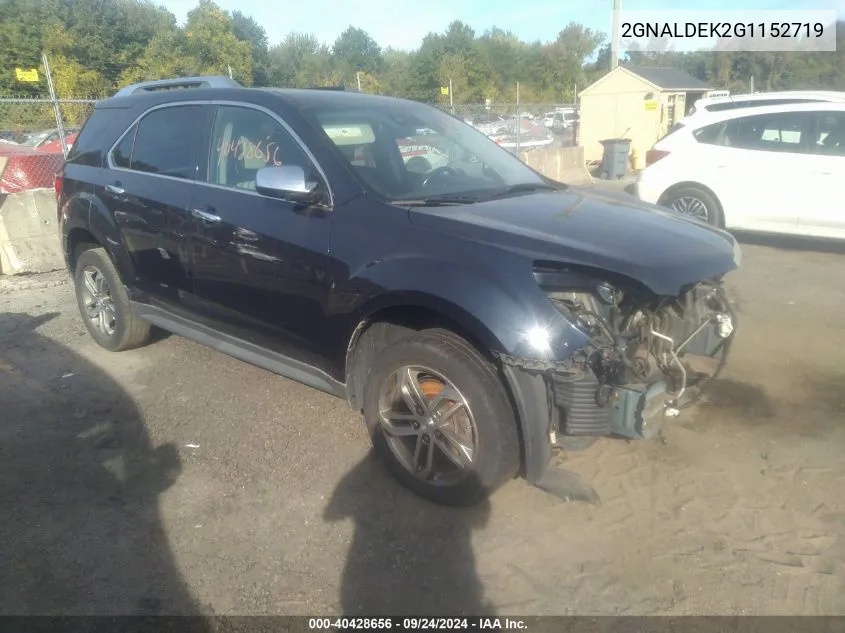 2GNALDEK2G1152719 2016 Chevrolet Equinox Ltz