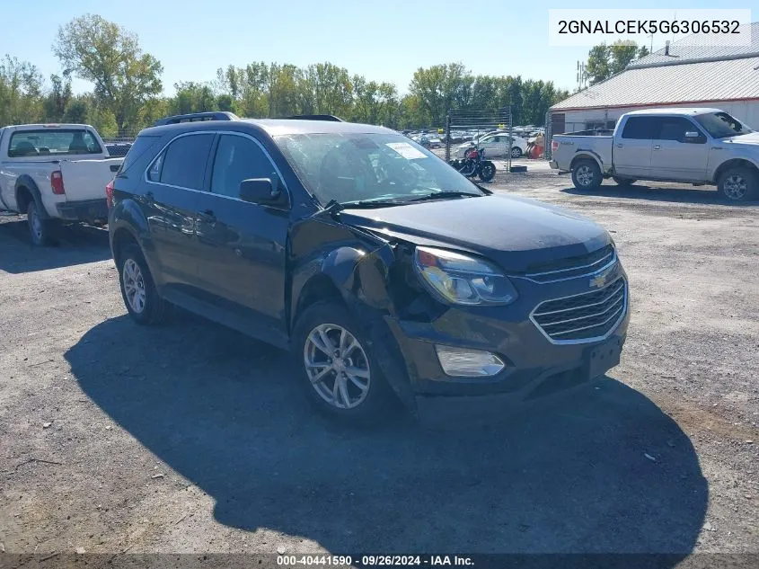 2016 Chevrolet Equinox Lt VIN: 2GNALCEK5G6306532 Lot: 40441590