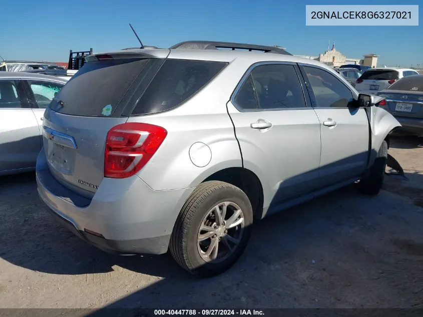 2016 Chevrolet Equinox Lt VIN: 2GNALCEK8G6327021 Lot: 40447788