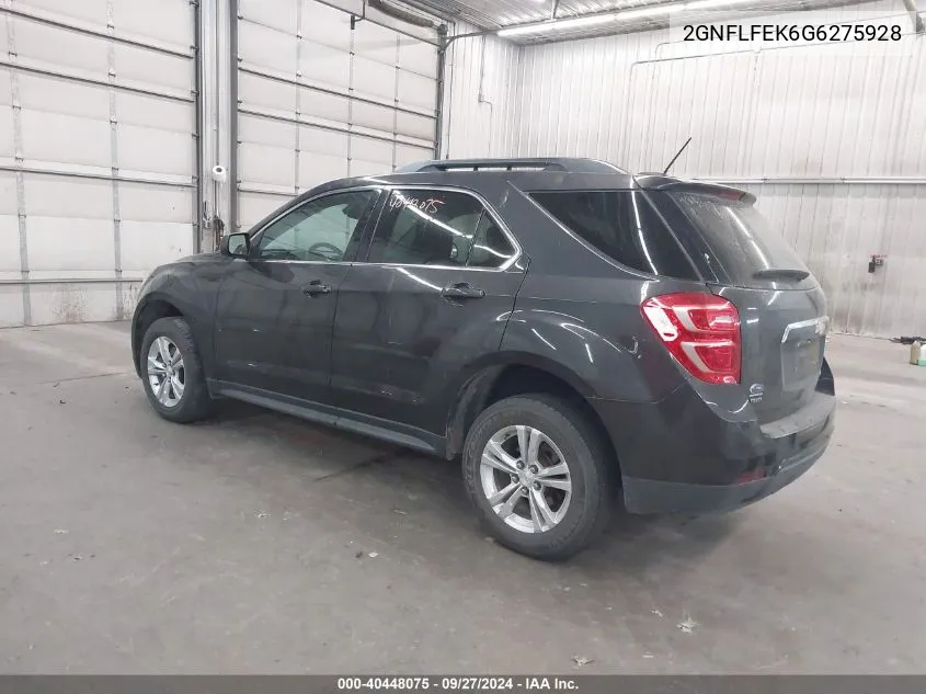 2016 Chevrolet Equinox Lt VIN: 2GNFLFEK6G6275928 Lot: 40448075