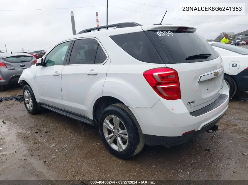 2GNALCEK8G6241353 2016 Chevrolet Equinox Lt