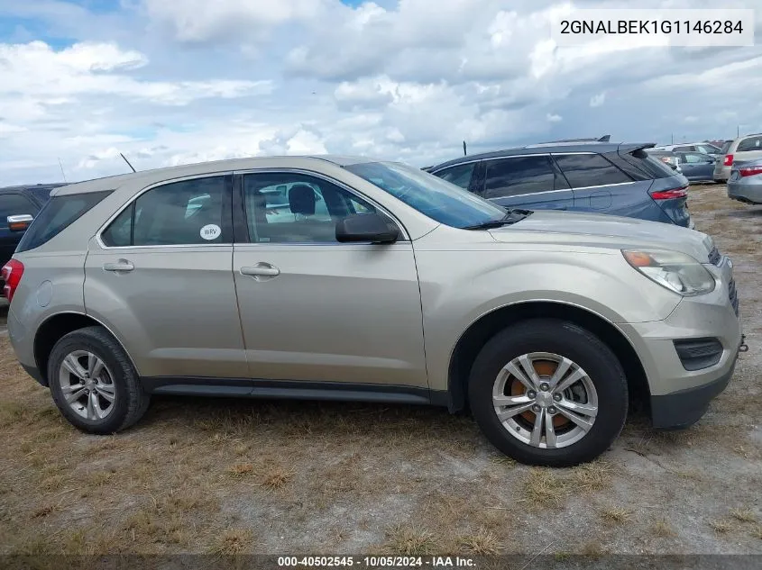 2GNALBEK1G1146284 2016 Chevrolet Equinox Ls