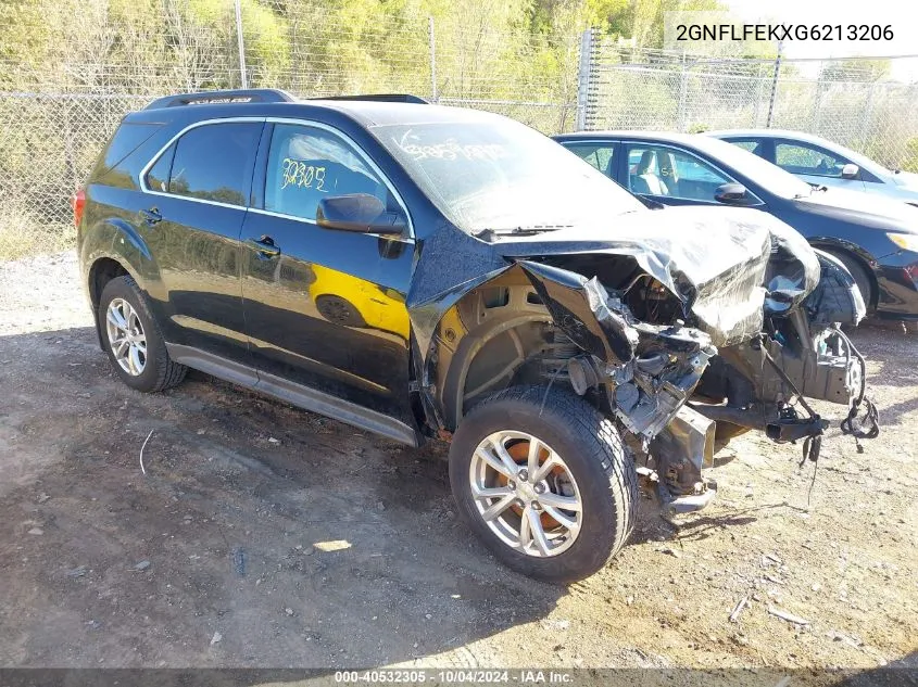 2016 Chevrolet Equinox Lt VIN: 2GNFLFEKXG6213206 Lot: 40532305