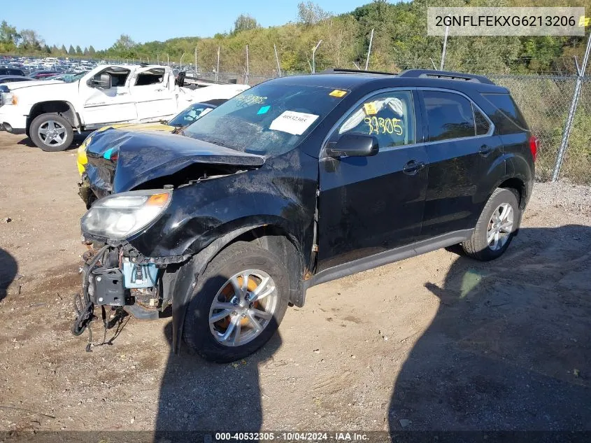 2016 Chevrolet Equinox Lt VIN: 2GNFLFEKXG6213206 Lot: 40532305