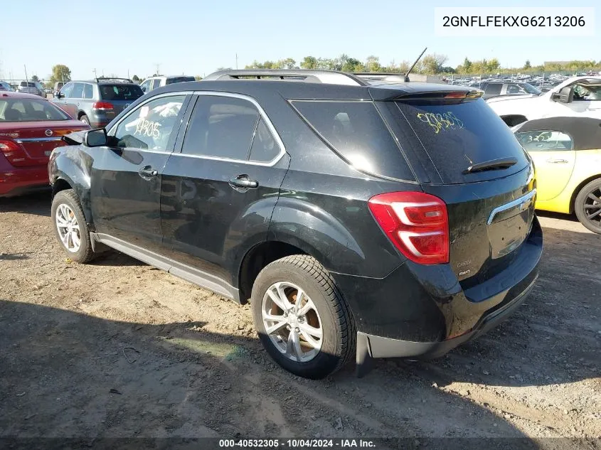 2016 Chevrolet Equinox Lt VIN: 2GNFLFEKXG6213206 Lot: 40532305