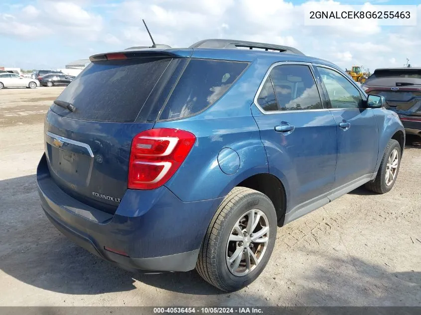 2016 Chevrolet Equinox Lt VIN: 2GNALCEK8G6255463 Lot: 40536454