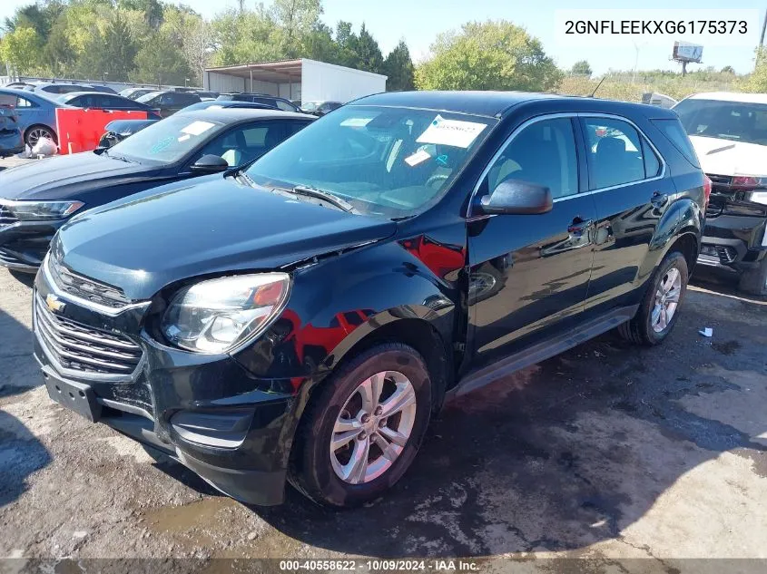 2016 Chevrolet Equinox Ls VIN: 2GNFLEEKXG6175373 Lot: 40558622