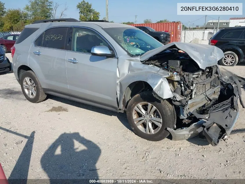 2016 Chevrolet Equinox Lt VIN: 2GNFLFEK3G6280410 Lot: 40583959