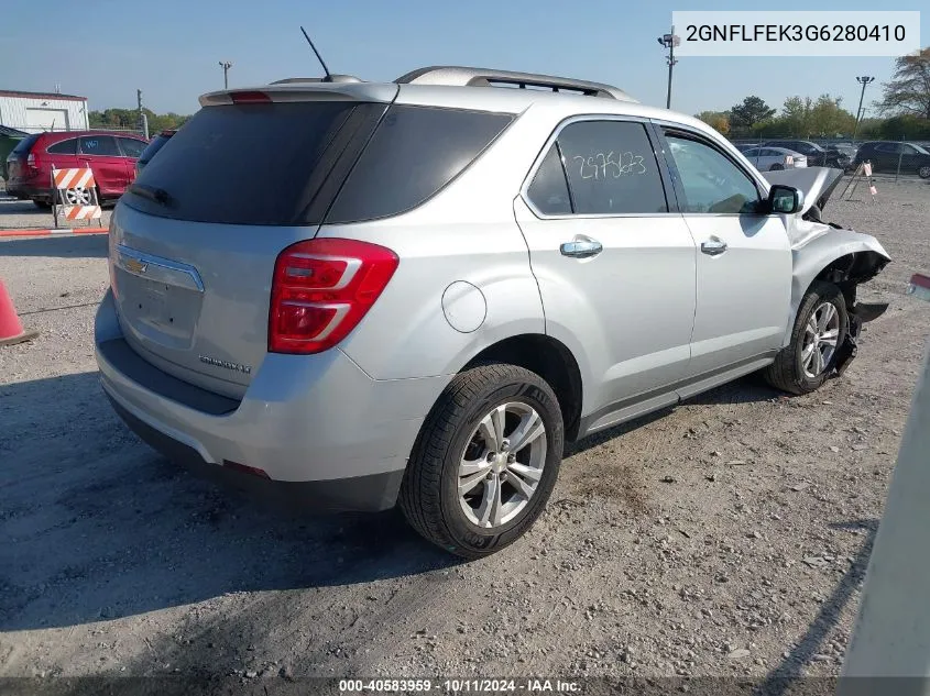 2016 Chevrolet Equinox Lt VIN: 2GNFLFEK3G6280410 Lot: 40583959