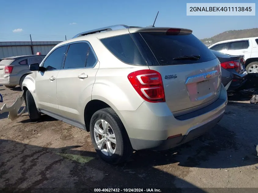 2016 Chevrolet Equinox Ls VIN: 2GNALBEK4G1113845 Lot: 40627432