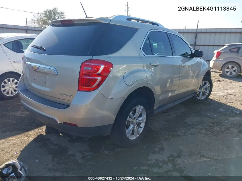 2016 Chevrolet Equinox Ls VIN: 2GNALBEK4G1113845 Lot: 40627432