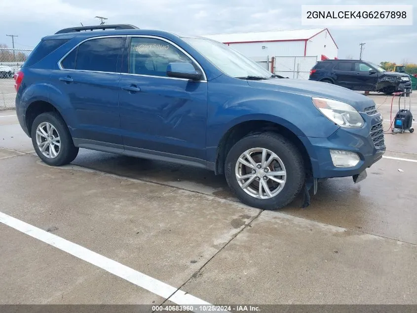 2GNALCEK4G6267898 2016 Chevrolet Equinox Lt