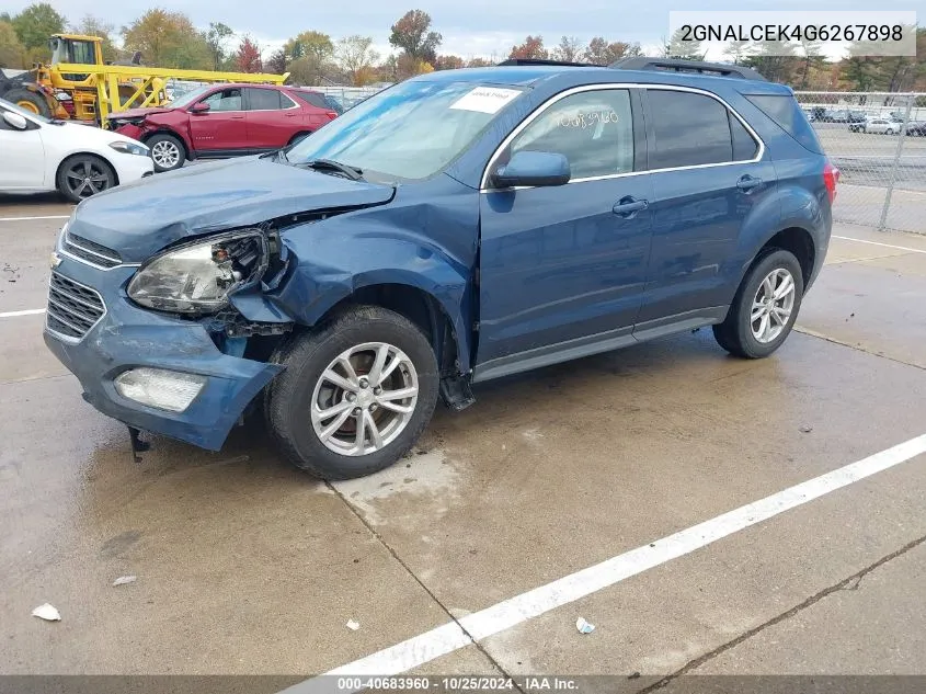 2GNALCEK4G6267898 2016 Chevrolet Equinox Lt