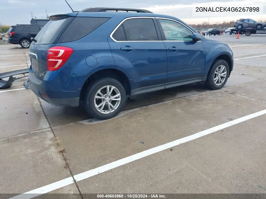 2GNALCEK4G6267898 2016 Chevrolet Equinox Lt