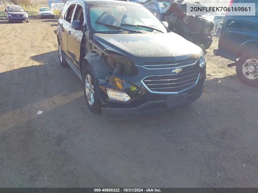 2016 Chevrolet Equinox Lt VIN: 2GNFLFEK7G6169861 Lot: 40695322