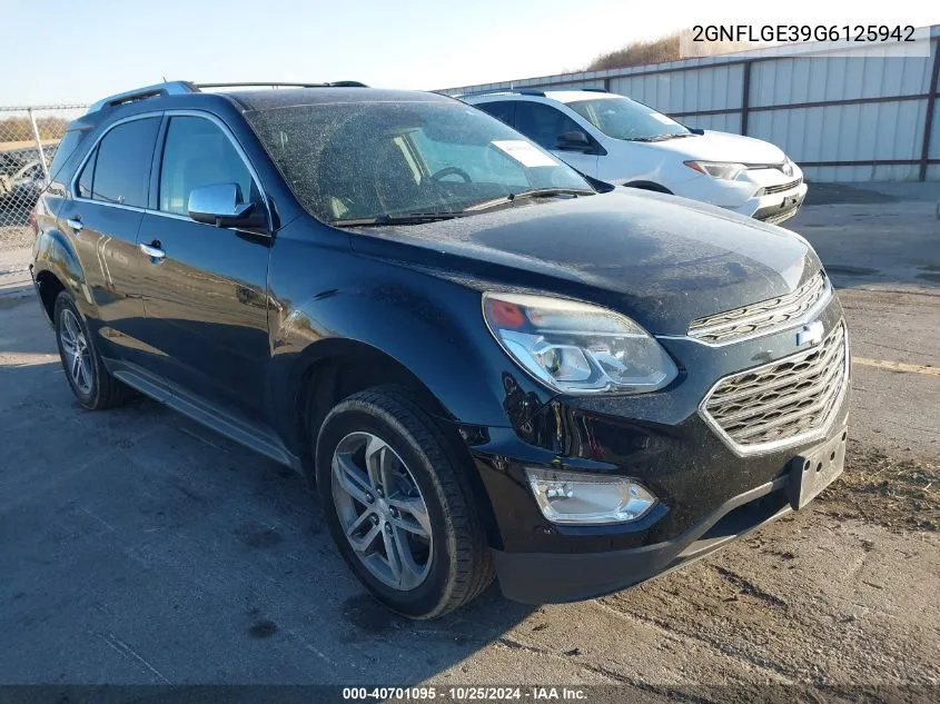 2GNFLGE39G6125942 2016 Chevrolet Equinox Ltz