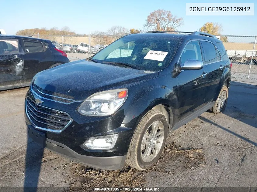 2GNFLGE39G6125942 2016 Chevrolet Equinox Ltz