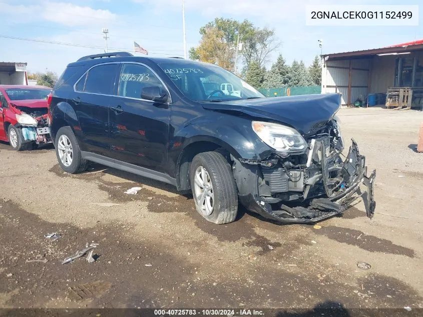 2GNALCEK0G1152499 2016 Chevrolet Equinox Lt