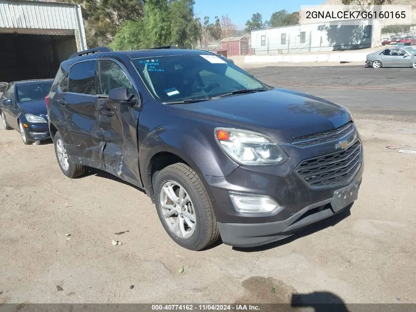 2GNALCEK7G6160165 2016 Chevrolet Equinox Lt