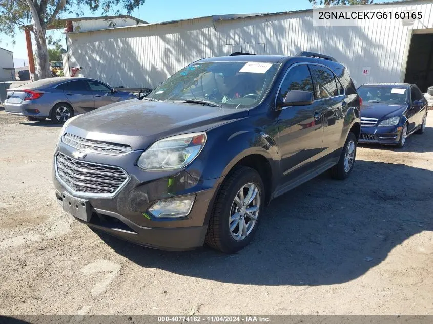 2GNALCEK7G6160165 2016 Chevrolet Equinox Lt