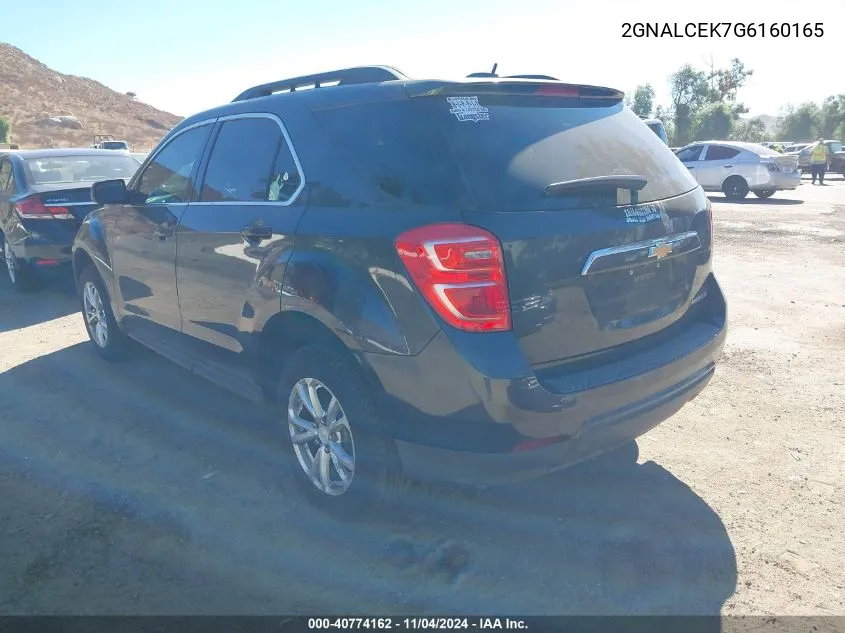 2GNALCEK7G6160165 2016 Chevrolet Equinox Lt