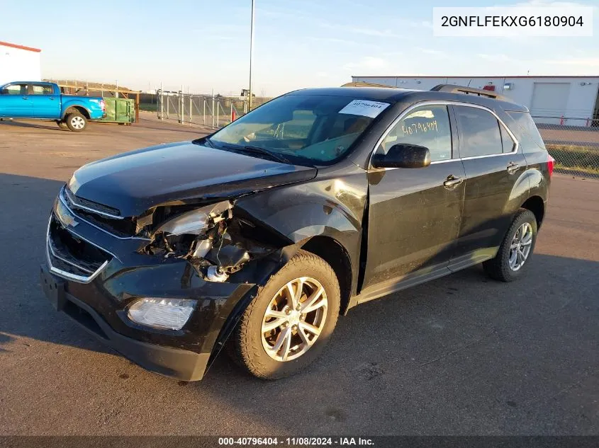 2016 Chevrolet Equinox Lt VIN: 2GNFLFEKXG6180904 Lot: 40796404