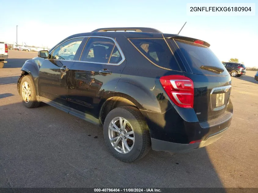 2016 Chevrolet Equinox Lt VIN: 2GNFLFEKXG6180904 Lot: 40796404