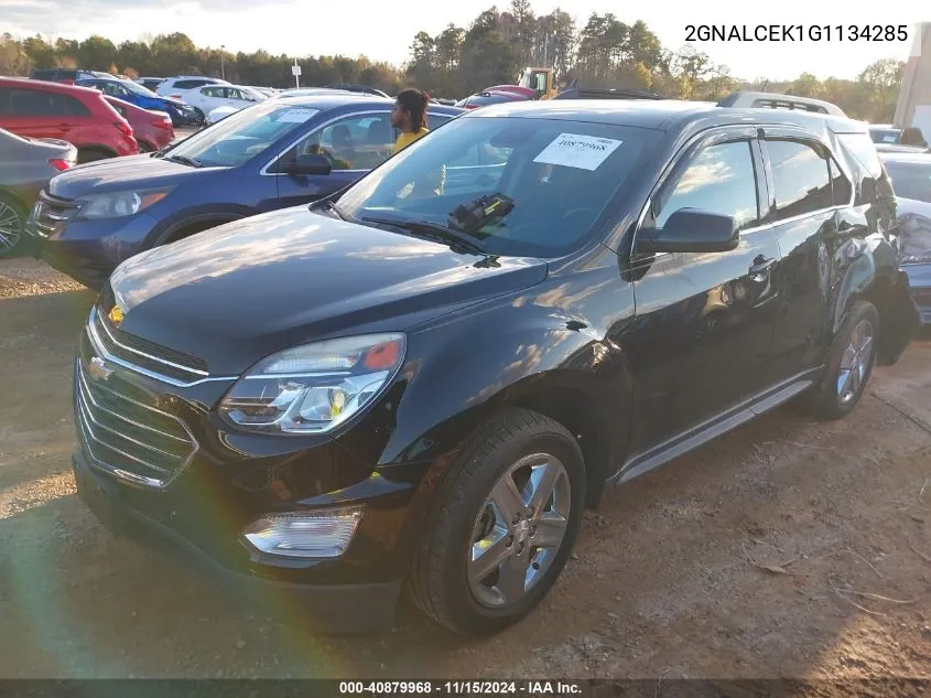 2016 Chevrolet Equinox Lt VIN: 2GNALCEK1G1134285 Lot: 40879968