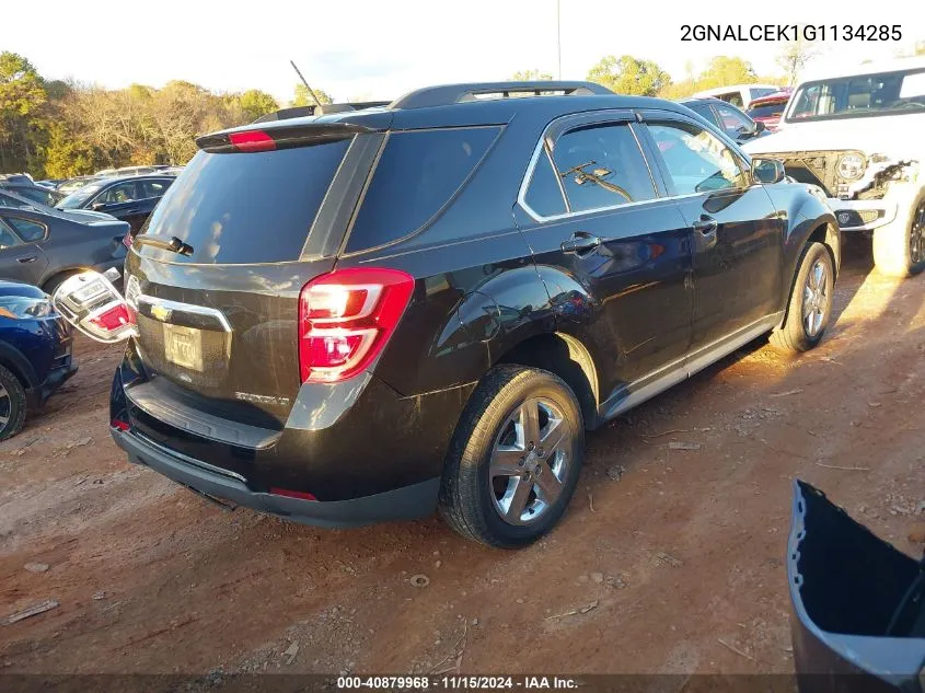 2016 Chevrolet Equinox Lt VIN: 2GNALCEK1G1134285 Lot: 40879968