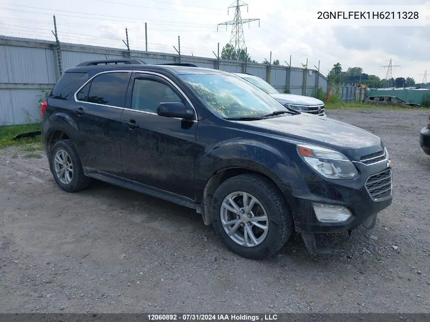 2017 Chevrolet Equinox VIN: 2GNFLFEK1H6211328 Lot: 12060892