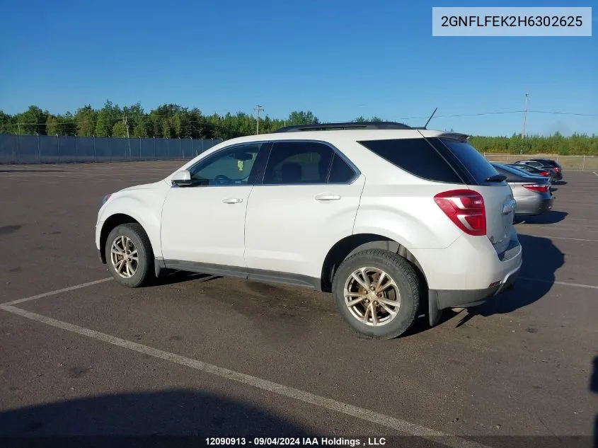 2GNFLFEK2H6302625 2017 Chevrolet Equinox Lt