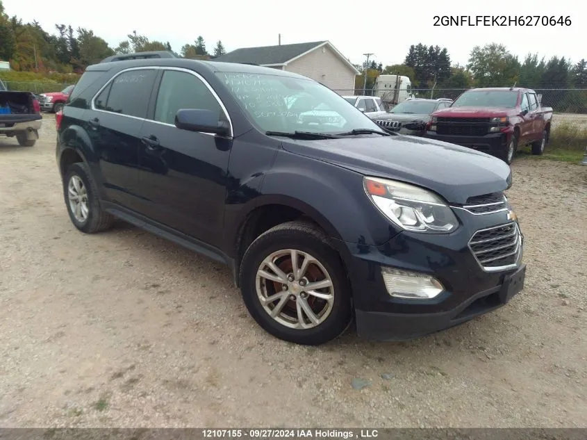 2GNFLFEK2H6270646 2017 Chevrolet Equinox