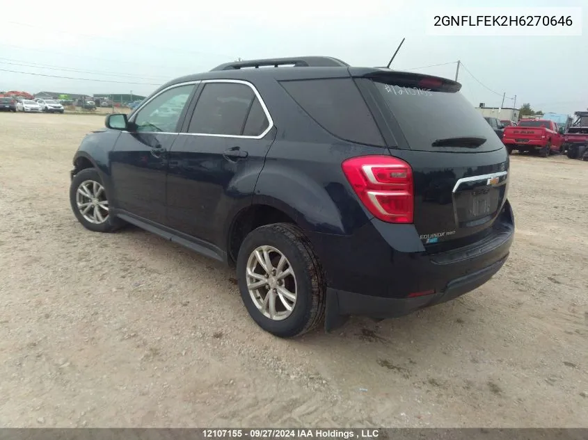 2GNFLFEK2H6270646 2017 Chevrolet Equinox