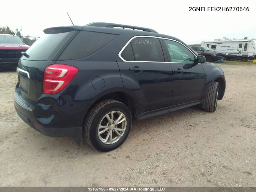 2GNFLFEK2H6270646 2017 Chevrolet Equinox