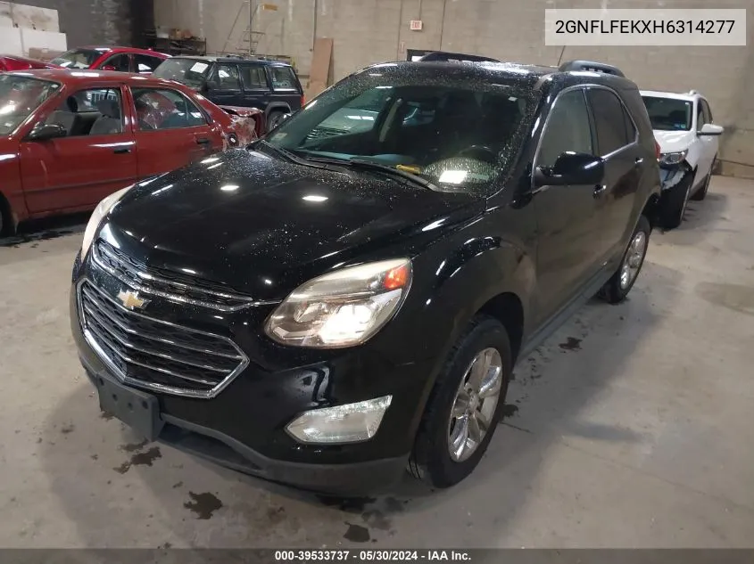 2017 Chevrolet Equinox Lt VIN: 2GNFLFEKXH6314277 Lot: 39533737