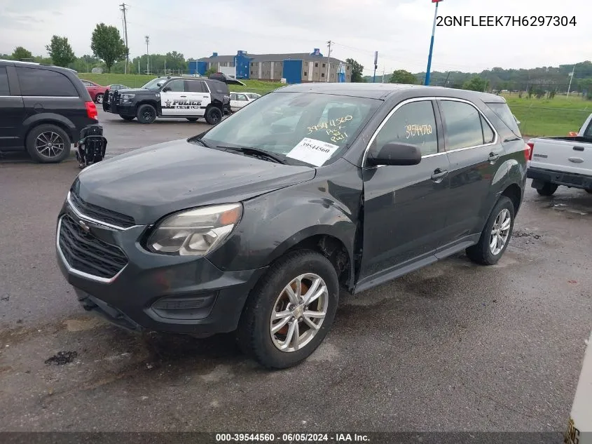 2017 Chevrolet Equinox Ls VIN: 2GNFLEEK7H6297304 Lot: 39544560