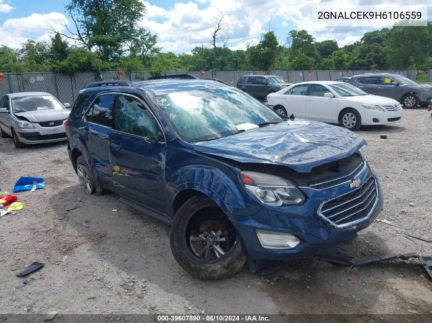 2017 Chevrolet Equinox Lt VIN: 2GNALCEK9H6106559 Lot: 39607890