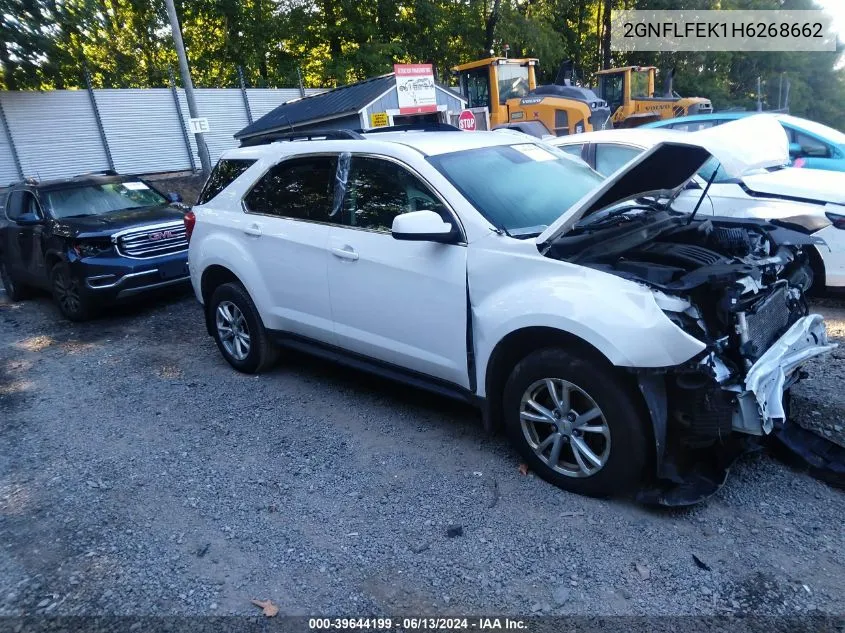 2017 Chevrolet Equinox Lt VIN: 2GNFLFEK1H6268662 Lot: 39644199